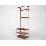 Home / Office Walnut Coat Hanger Stand Elegant Solid Wood W60*D35*H167CM for sale