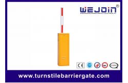 China Double Speed Double Derection Boom Barrier Gate With Yellow Cabinet And Packing System supplier