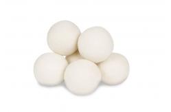 China 8cm Natural Fabric Softener Felted Wool Dryer Balls supplier