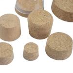 ODM Glass Jar Cork Lids Tapered Cork Stoppers Crackproof 1.2x1x1.2 Inch for sale