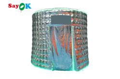 China Circular Backdrop 360 Photo Booth Enclosure Inflatable 3x2.7mH supplier