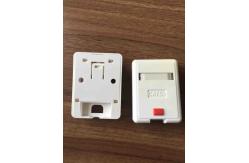 China RJ45 Keystone Jack Single Port Surface Mount Box With High Impact Housing supplier