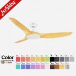 Plastic Ceiling Fan With Light China Supplier Modern Fandelier Smart App Control