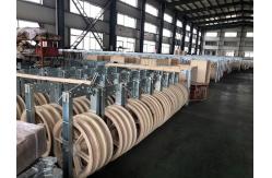 China 40kN Three Wheel Conductor Stringing Blocks For Overhead Line supplier