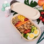 100% Biodegradable Compostable Pulp Packaging Box For Salad for sale