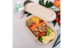 China 100% Biodegradable Compostable Pulp Packaging Box For Salad supplier