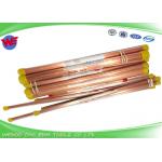 EDM Copper Electrode Tube 2.0*400mm Multi hole Type For EDM Drill Machine Process for sale