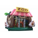 Monkey Zoo Inflatable Fun City , PVC Inflatable Animals Durable Inflatable Zoo Amusement Park for sale