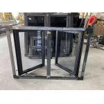 Custom Aluminum Frame Single Double Tempered Glass Casement Window 
