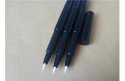 China Simple Style Felt Tip Eyeliner With Steel Ball , Black Pencil Eyeliner Plastic Material supplier