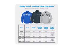 China Unisex Lightweight Air Conditioning Coat Navy Blue Customized supplier