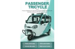 China Enclosed Electric Passenger Tricycle Battery Operated Auto Rickshaw Tuk Tuk 1800W supplier