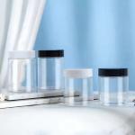 120ml Plastic Matte Cosmetic Storage Jars With Lid , Cosmetic Sample Containers