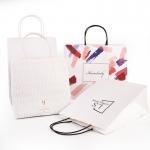 Kraft Carry Bags Drawstring Custom Printed Paper Gift Bags 150g for sale