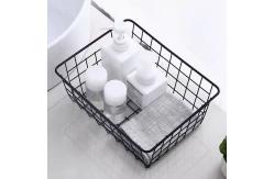 China Small Medium Big Wire Mesh Container Stacking Baskets Plastic Spraying supplier