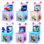 Guangzhou gaming factory children coin operated castle shooting arcade kids video racing game machines for sale