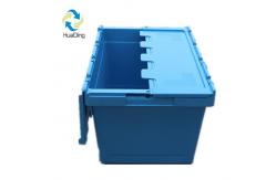 China Foldable plastic box storage container stackable and nestable storage bin supplier