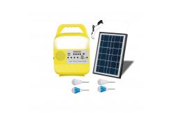 China Outdoor Camping 3W LED Solar Lighting System Audio Solar Home System Kit supplier