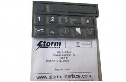 China Storm-Interface Keyboard Silkscreen 700 Series For Gerber Xlc7000 / Z7 75709001 supplier