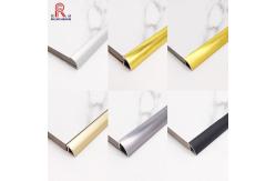 China Champagne 6063 Aluminum Tile Trim , 2m Ceramic Tile Metal Trim supplier