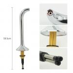 One Way Chrome Plated Single Faucet Beer Tower For Brass Beer Dispenser