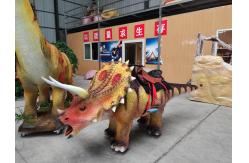 China Red tiger Animatronic Simulation Walking Dino supplier