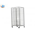 RK Bakeware China Foodservice NSF Custom Mobile Baking Tray Trolley Double Oven Rack for sale