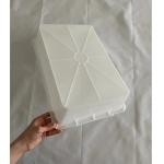 Food Grade Crate Supermarket Long Cutlery Square Tray Receiving Basin