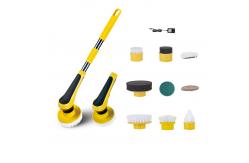 China 300rpm Electric Spin Scrubber Adjustable Extension Handle Cleaning Tools supplier