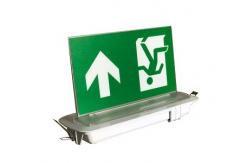 China Aluminum Exit Sign with 6pcs SMD 5730 LED and Aluminum Masterial End Cap supplier
