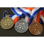 Round Custom Design UIL Metal Award Medals Blank Medallion With 3D Effect for sale