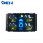 VA Segmented LCD Display Black Screen Module COB+PIN For Car Tire Pressure for sale