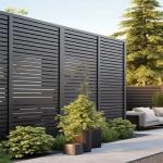 Office Building Garden Flat black Balustrades Handrails for sale