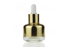 China Fancy Serum Essential Oil Dropper Glass Bottle Makeup Packaging 30ml supplier