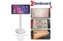 China Qtenboard Large Size Stand Rollable Smart Touch Screen Android 32'' Inch supplier