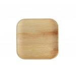 Biodegradable 6 Square Palm Leaf Serving Tray For Charcuterie