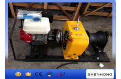 China Honda Gasoline Powered Winch 5T , Tower Erection Cable Pulling Winch supplier