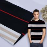 Breathable And Healthy Smooth Comfortable Striped Material Fabric For Casual Wear for sale