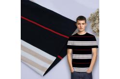 China Breathable And Healthy Smooth Comfortable Striped Material Fabric For Casual Wear supplier