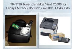 China Replacement Kyocera Toner Cartridges Part Number TK-3130 For OEM Cartridge supplier