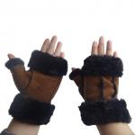 Wholesale cheap winter gloves mitten half finger gloves for sale
