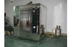 China Conveyor Vertical Fire Testing Machine / Flammability Test Chamber ISO340 supplier