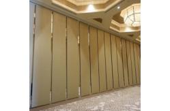 China Commercial Folding Partition Doors Melamine Board Movable Wall Partitions For Office supplier