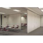 Ceiling Soundproof Movable Office Partition Wall / Sliding Folding Partitions for sale