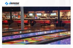China Game Center Bowling Interactive Projector Games For Double Players supplier