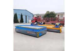 China 40 Tons Self Propelled Flat Bed Trackless Transfer Car For Container Handling supplier