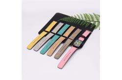 China Diy Custom Printing PU Leather Apple Watch Band Sublimation Blanks supplier