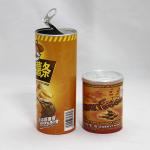 Water Proof SGS Custom  Paper Composite Cans for Sweet Potato Crisp, Chips , Snack Food for sale