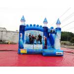 Frozen Inflatable Bouncer Slide Jumping Castle Combo 1 Year Guarantee for sale