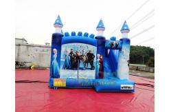 China Frozen Inflatable Bouncer Slide Jumping Castle Combo 1 Year Guarantee supplier